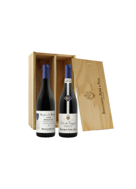 Coffret Vin Bourgogne - Assortiment Caisse bois 6 vins de Bourgogne